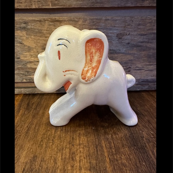 Vintage Hull Pottery “Stretch Elephant” Ceramic Planter 1950’s MCM - Picture 1 of 8